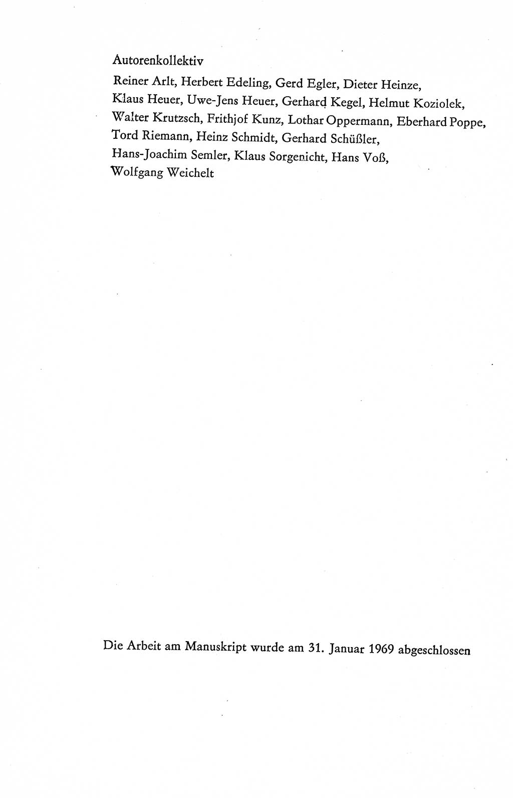 Verfassung der Deutschen Demokratischen Republik (DDR), Dokumente, Kommentar 1969, Band 2, Seite 6 (Verf. DDR Dok. Komm. 1969, Bd. 2, S. 6)
