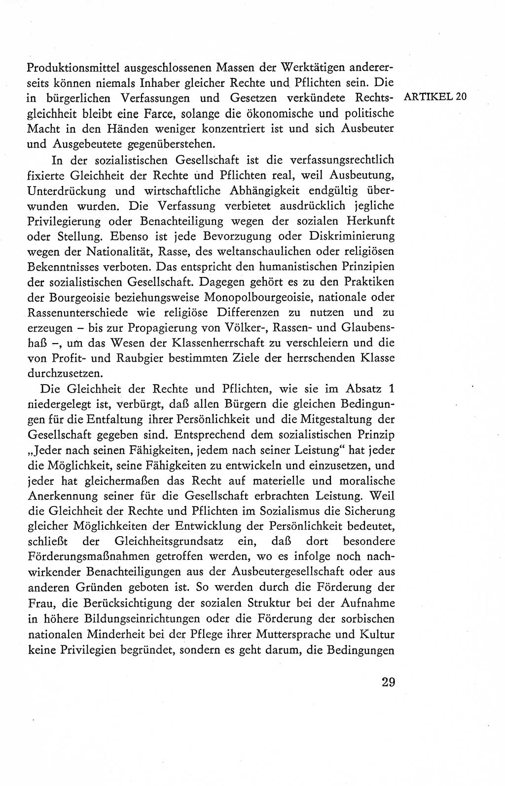 Verfassung der Deutschen Demokratischen Republik (DDR), Dokumente, Kommentar 1969, Band 2, Seite 29 (Verf. DDR Dok. Komm. 1969, Bd. 2, S. 29)