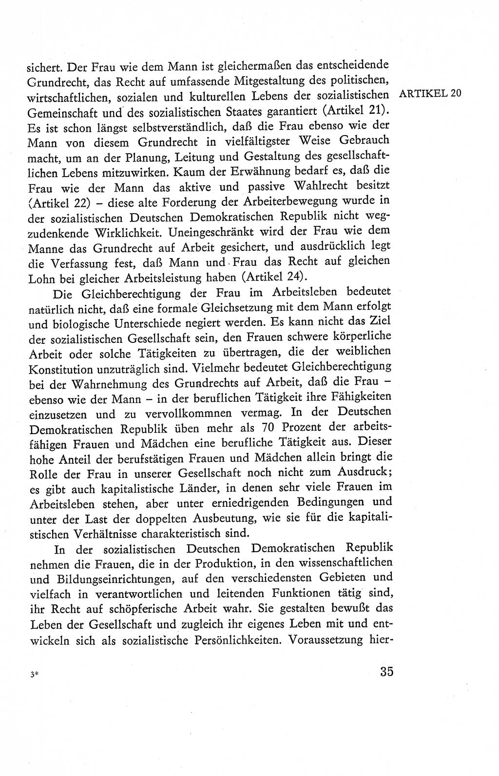 Verfassung der Deutschen Demokratischen Republik (DDR), Dokumente, Kommentar 1969, Band 2, Seite 35 (Verf. DDR Dok. Komm. 1969, Bd. 2, S. 35)