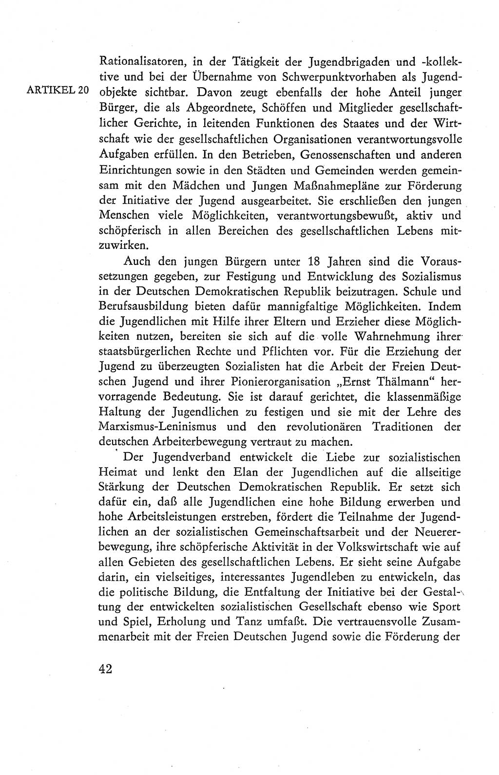 Verfassung der Deutschen Demokratischen Republik (DDR), Dokumente, Kommentar 1969, Band 2, Seite 42 (Verf. DDR Dok. Komm. 1969, Bd. 2, S. 42)