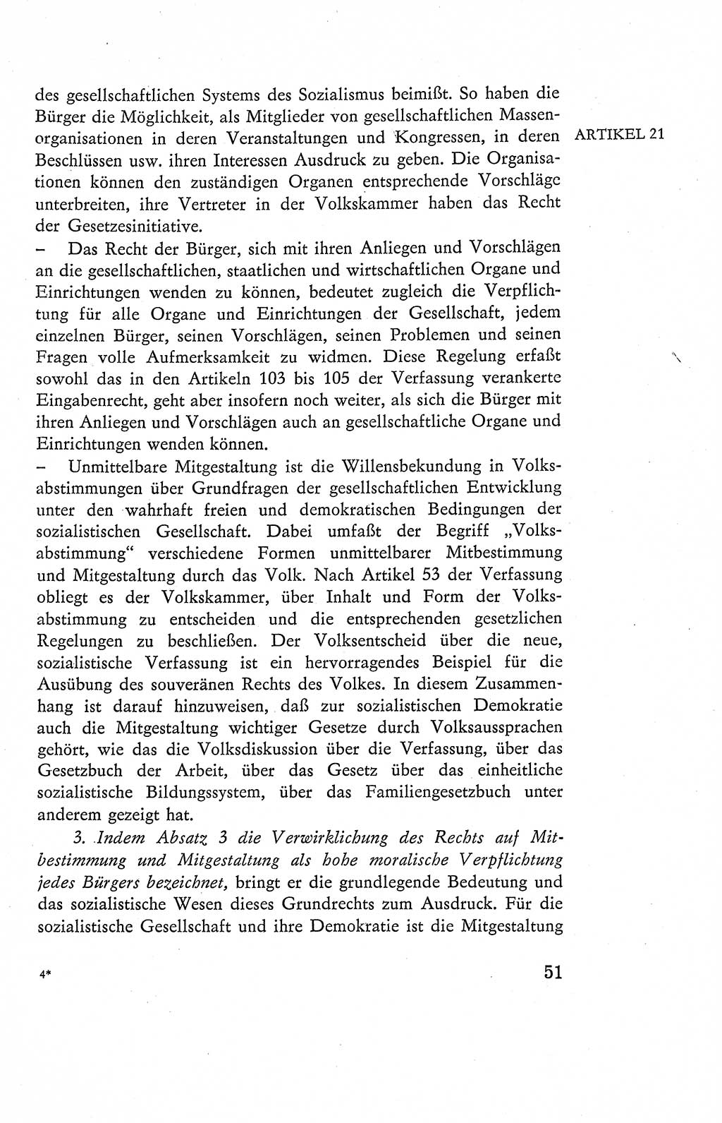 Verfassung der Deutschen Demokratischen Republik (DDR), Dokumente, Kommentar 1969, Band 2, Seite 51 (Verf. DDR Dok. Komm. 1969, Bd. 2, S. 51)
