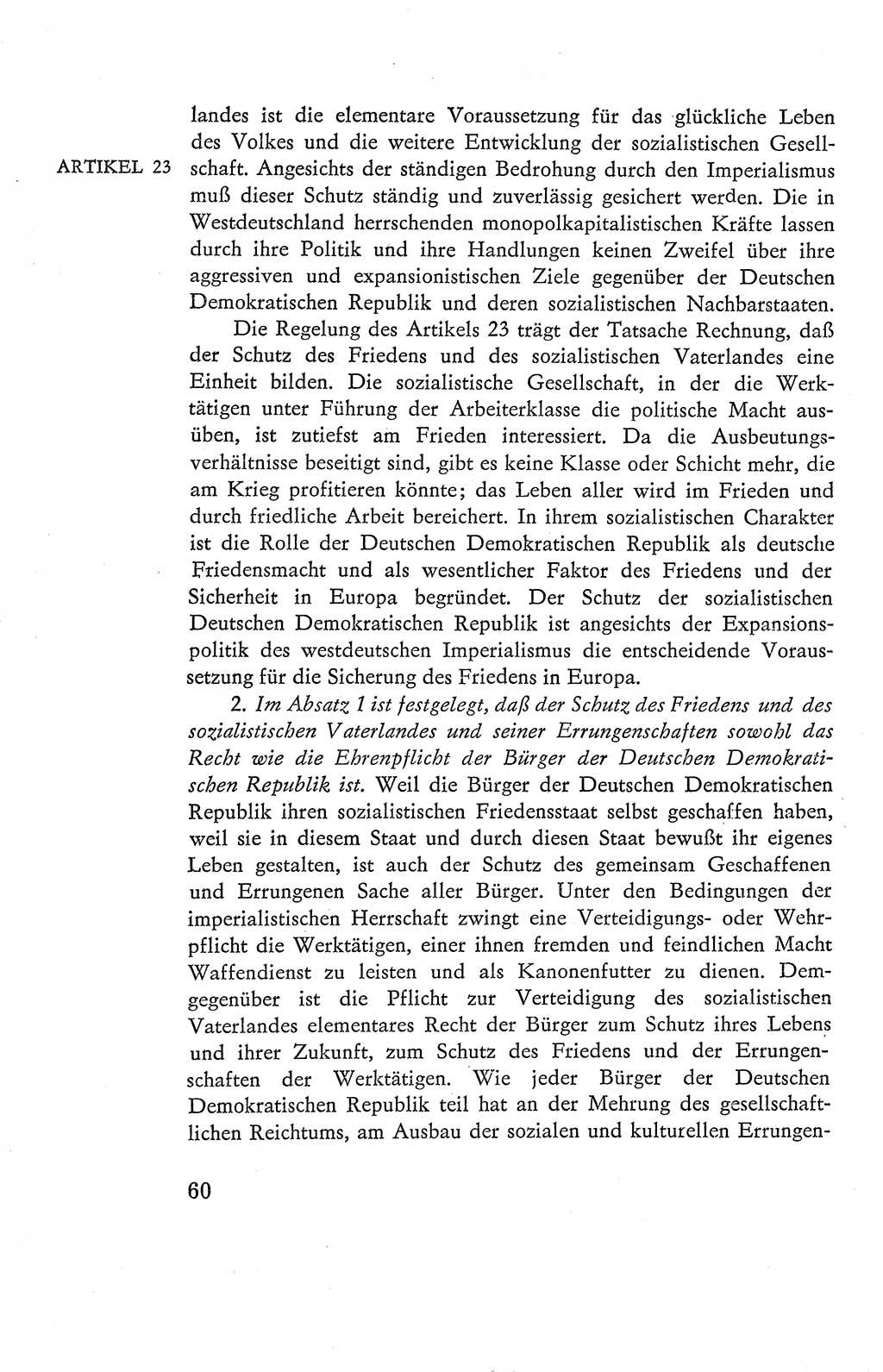 Verfassung der Deutschen Demokratischen Republik (DDR), Dokumente, Kommentar 1969, Band 2, Seite 60 (Verf. DDR Dok. Komm. 1969, Bd. 2, S. 60)