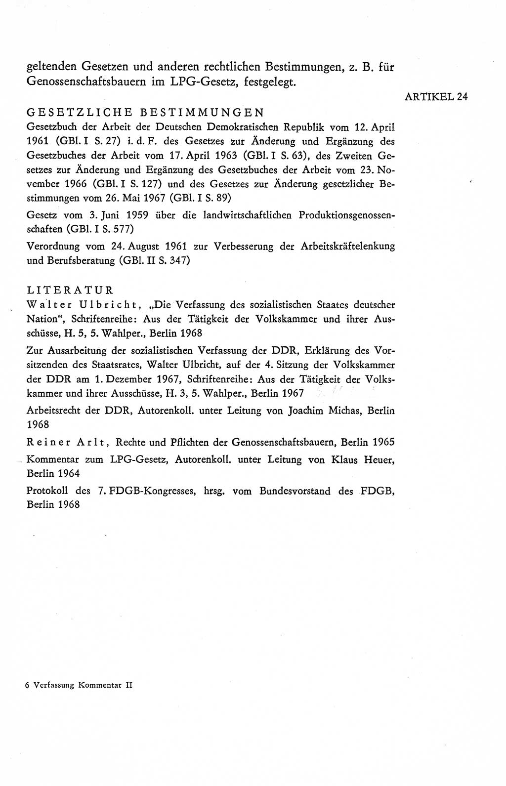 Verfassung der Deutschen Demokratischen Republik (DDR), Dokumente, Kommentar 1969, Band 2, Seite 81 (Verf. DDR Dok. Komm. 1969, Bd. 2, S. 81)
