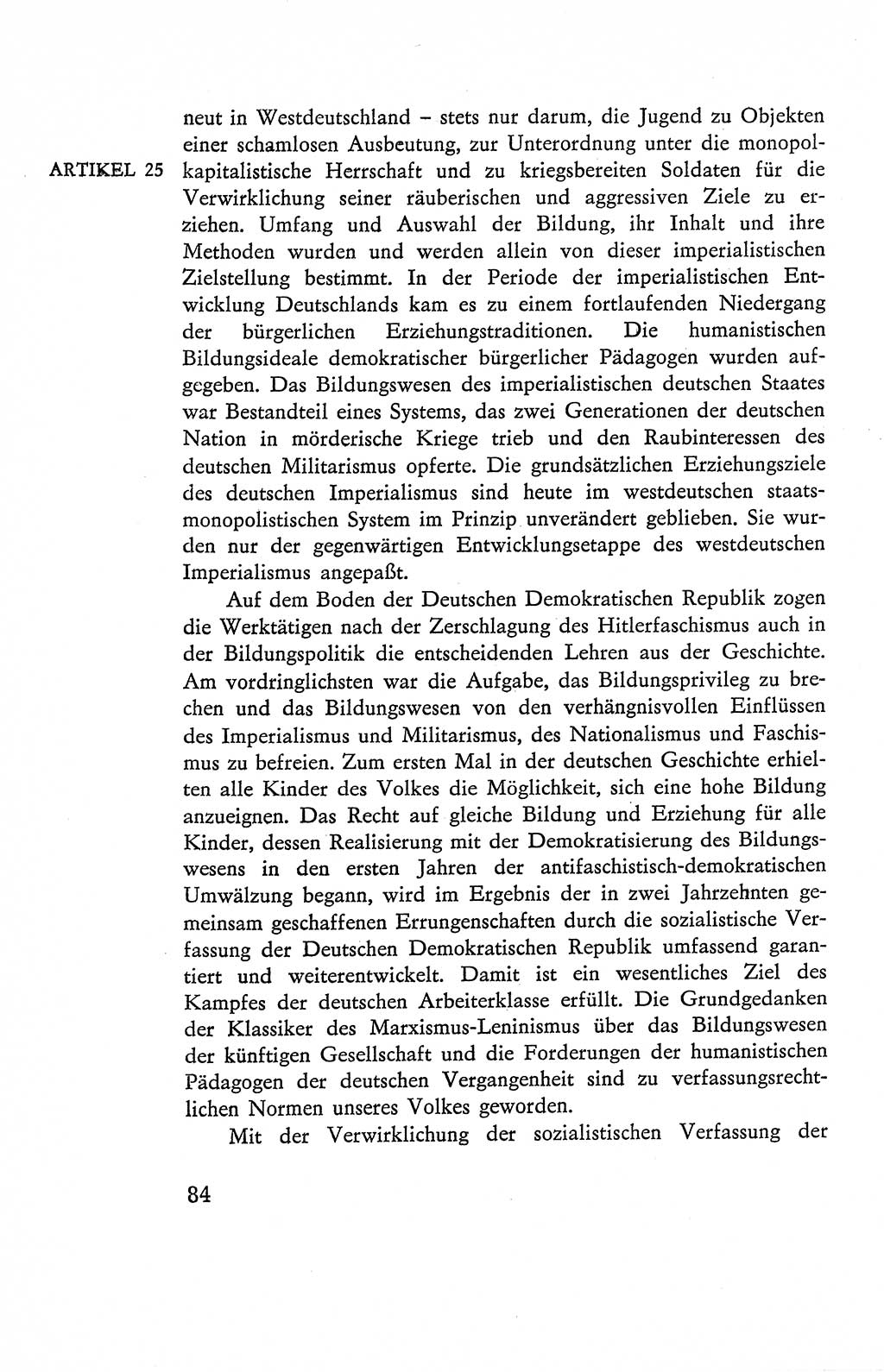 Verfassung der Deutschen Demokratischen Republik (DDR), Dokumente, Kommentar 1969, Band 2, Seite 84 (Verf. DDR Dok. Komm. 1969, Bd. 2, S. 84)
