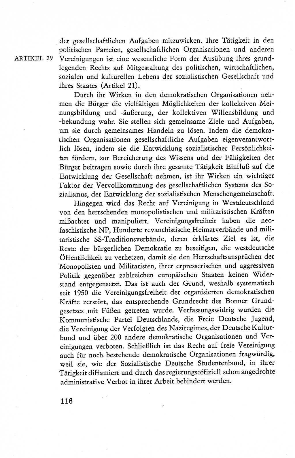 Verfassung der Deutschen Demokratischen Republik (DDR), Dokumente, Kommentar 1969, Band 2, Seite 116 (Verf. DDR Dok. Komm. 1969, Bd. 2, S. 116)
