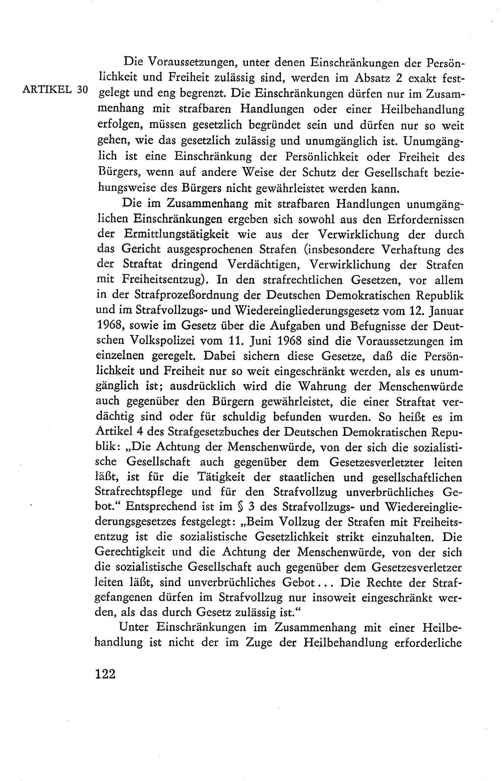 Verfassung der Deutschen Demokratischen Republik (DDR), Dokumente, Kommentar 1969, Band 2, Seite 122 (Verf. DDR Dok. Komm. 1969, Bd. 2, S. 122)