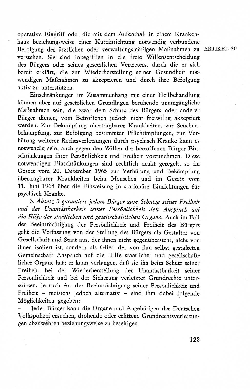 Verfassung der Deutschen Demokratischen Republik (DDR), Dokumente, Kommentar 1969, Band 2, Seite 123 (Verf. DDR Dok. Komm. 1969, Bd. 2, S. 123)