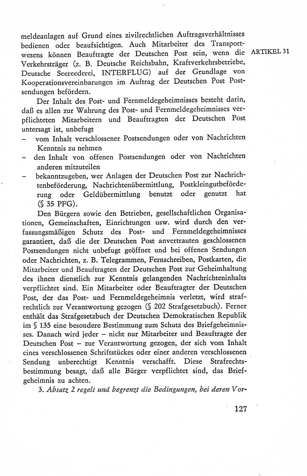 Verfassung der Deutschen Demokratischen Republik (DDR), Dokumente, Kommentar 1969, Band 2, Seite 127 (Verf. DDR Dok. Komm. 1969, Bd. 2, S. 127)