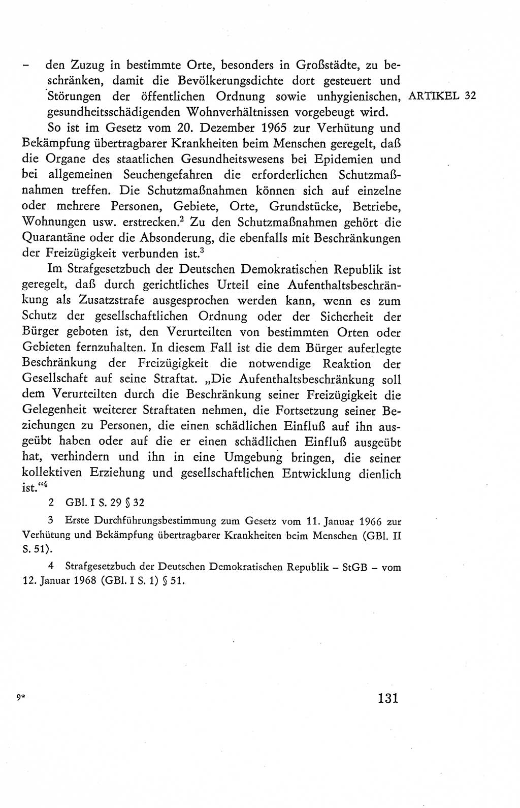 Verfassung der Deutschen Demokratischen Republik (DDR), Dokumente, Kommentar 1969, Band 2, Seite 131 (Verf. DDR Dok. Komm. 1969, Bd. 2, S. 131)