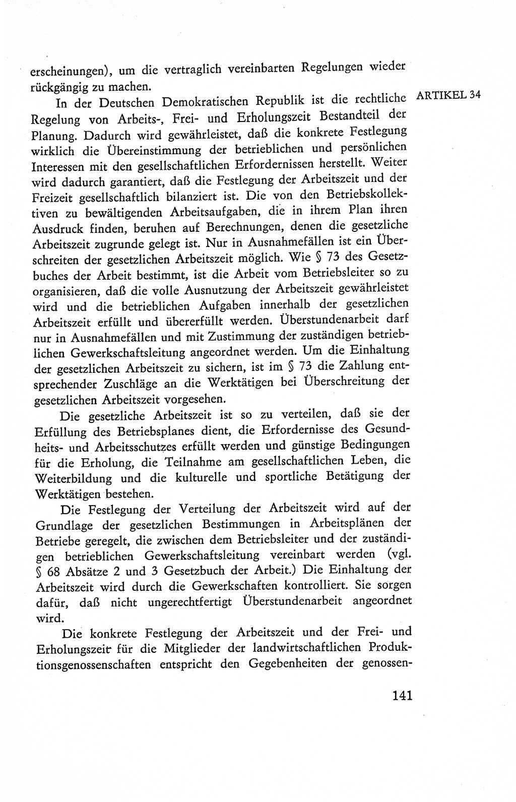 Verfassung der Deutschen Demokratischen Republik (DDR), Dokumente, Kommentar 1969, Band 2, Seite 141 (Verf. DDR Dok. Komm. 1969, Bd. 2, S. 141)