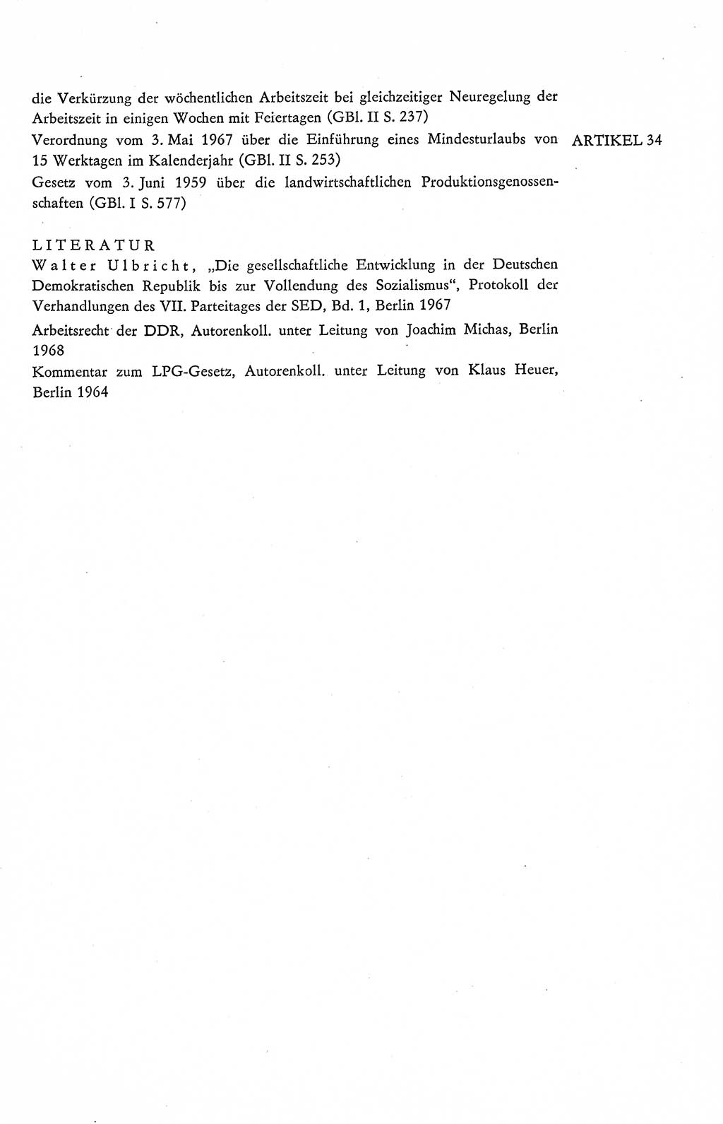 Verfassung der Deutschen Demokratischen Republik (DDR), Dokumente, Kommentar 1969, Band 2, Seite 143 (Verf. DDR Dok. Komm. 1969, Bd. 2, S. 143)
