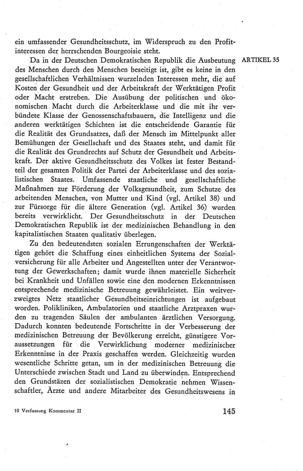 Verfassung der Deutschen Demokratischen Republik (DDR), Dokumente, Kommentar 1969, Band 2, Seite 145 (Verf. DDR Dok. Komm. 1969, Bd. 2, S. 145)