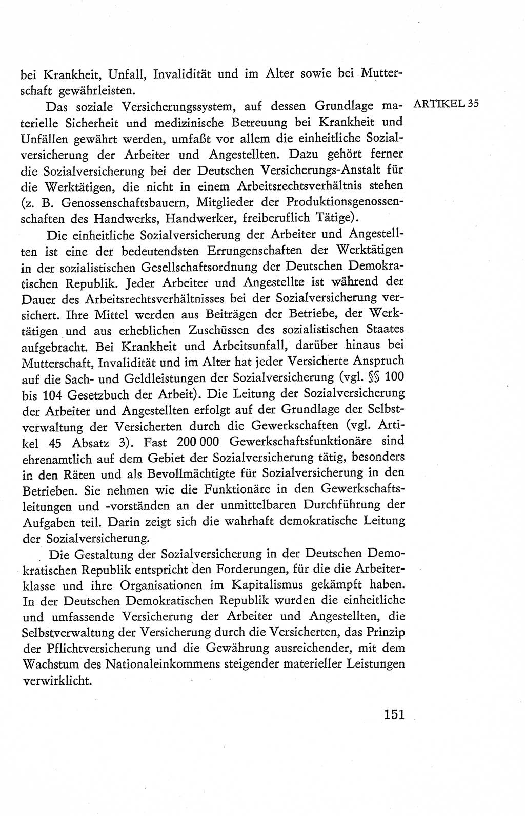 Verfassung der Deutschen Demokratischen Republik (DDR), Dokumente, Kommentar 1969, Band 2, Seite 151 (Verf. DDR Dok. Komm. 1969, Bd. 2, S. 151)