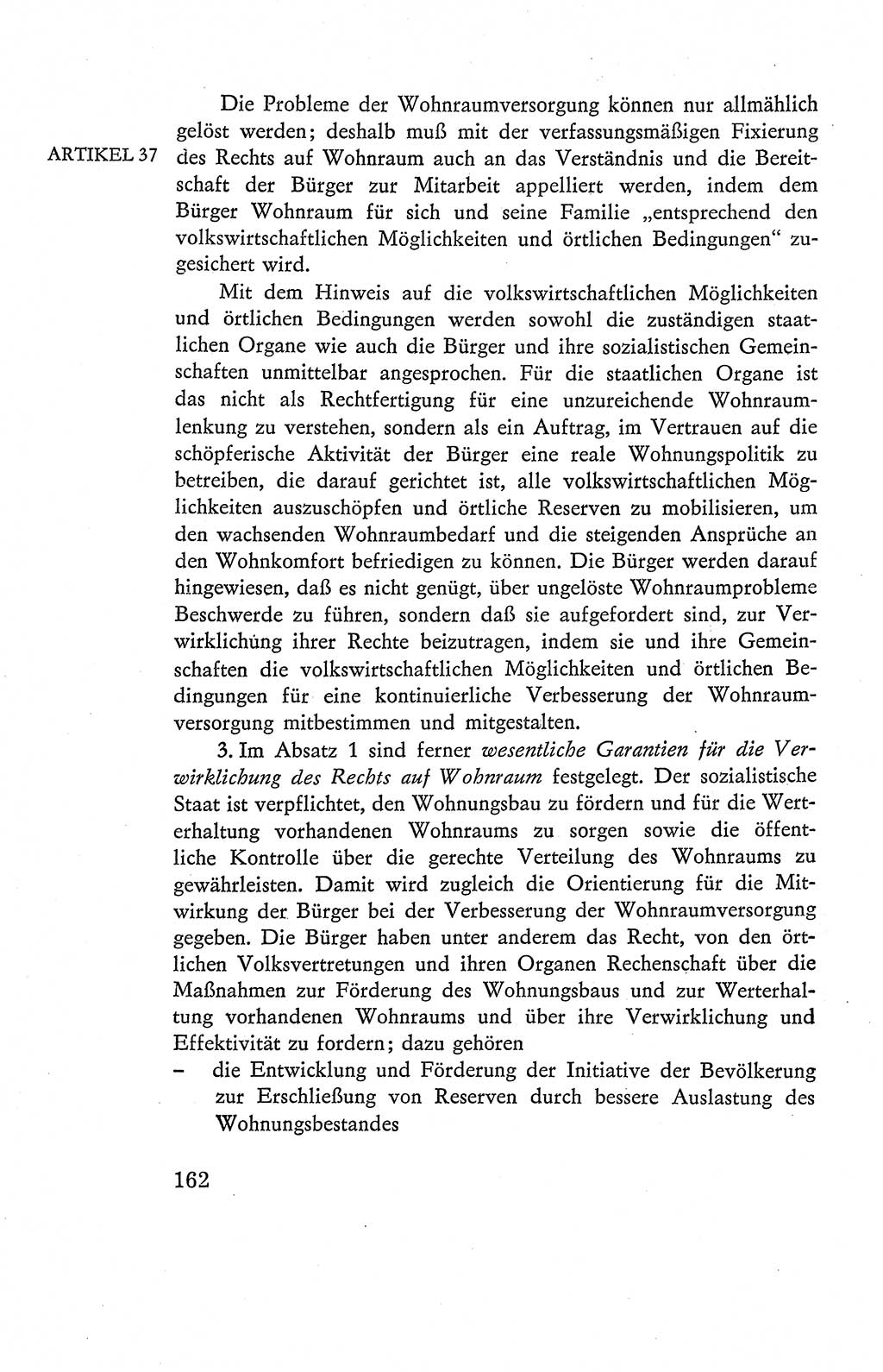 Verfassung der Deutschen Demokratischen Republik (DDR), Dokumente, Kommentar 1969, Band 2, Seite 162 (Verf. DDR Dok. Komm. 1969, Bd. 2, S. 162)