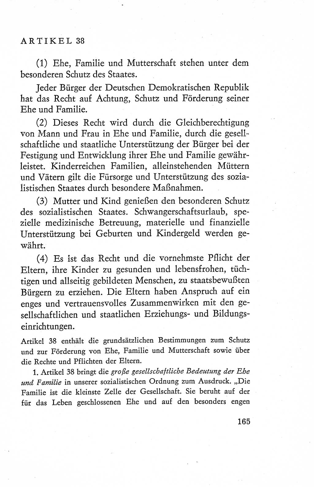 Verfassung der Deutschen Demokratischen Republik (DDR), Dokumente, Kommentar 1969, Band 2, Seite 165 (Verf. DDR Dok. Komm. 1969, Bd. 2, S. 165)