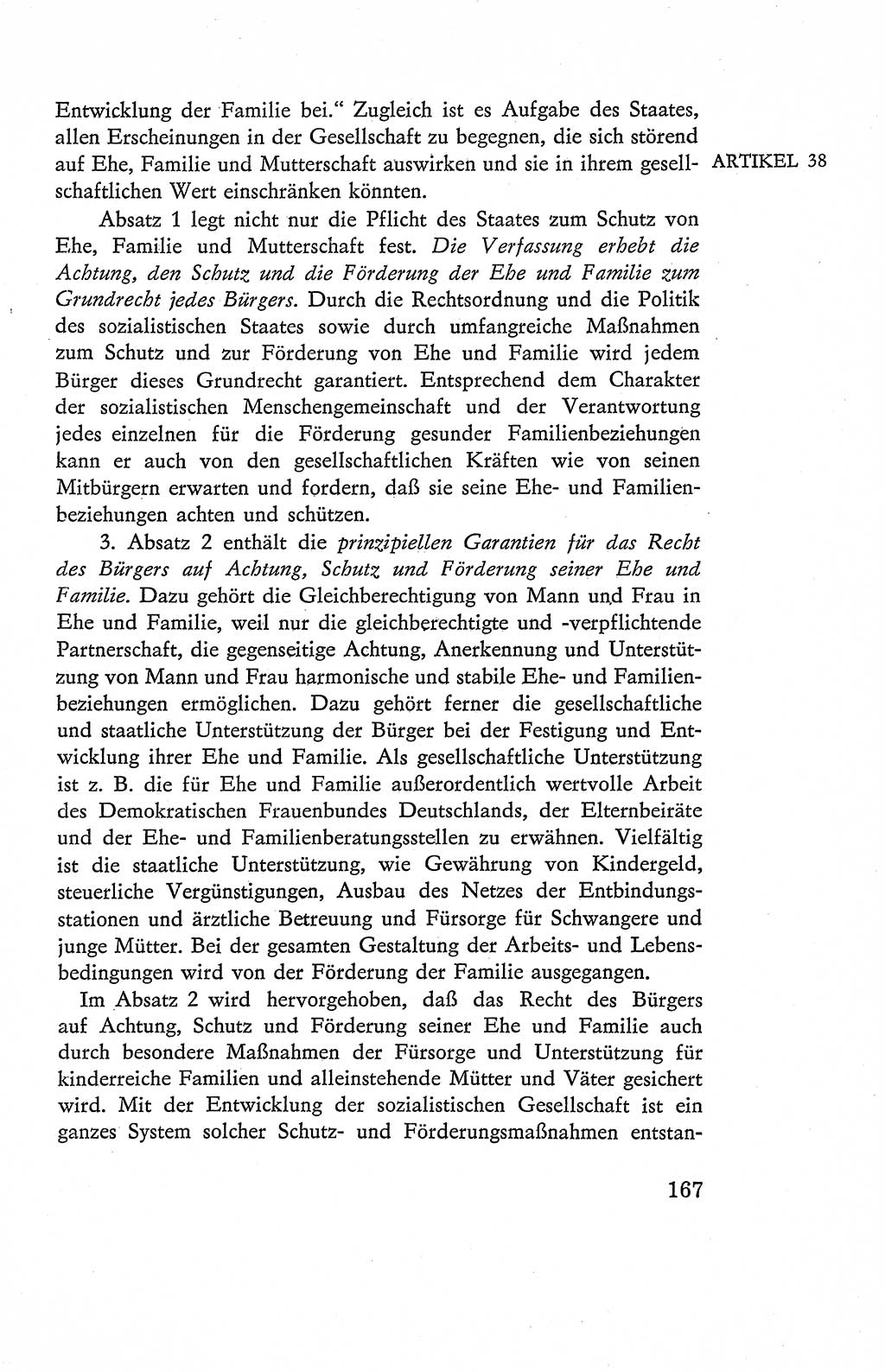 Verfassung der Deutschen Demokratischen Republik (DDR), Dokumente, Kommentar 1969, Band 2, Seite 167 (Verf. DDR Dok. Komm. 1969, Bd. 2, S. 167)