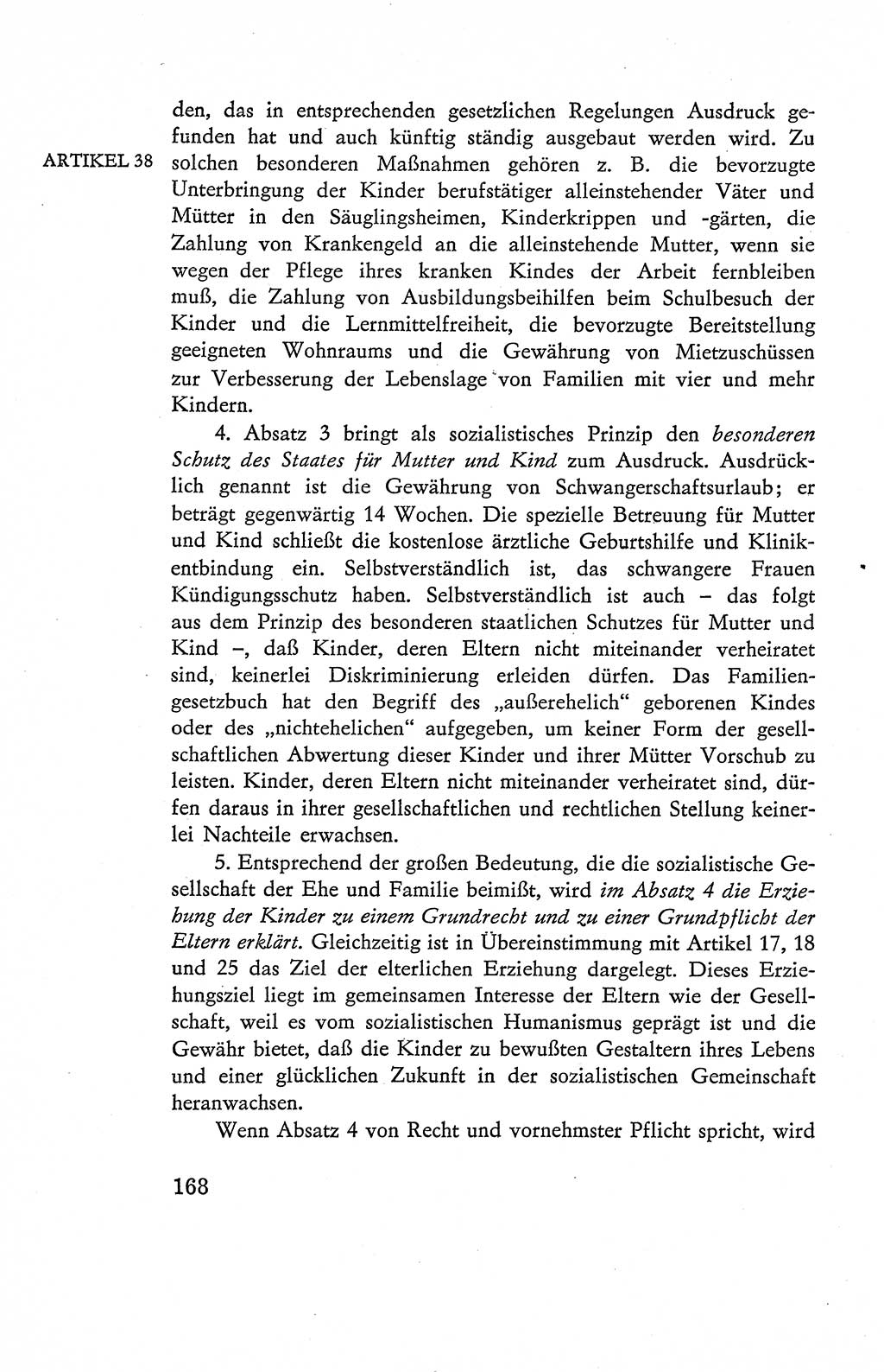 Verfassung der Deutschen Demokratischen Republik (DDR), Dokumente, Kommentar 1969, Band 2, Seite 168 (Verf. DDR Dok. Komm. 1969, Bd. 2, S. 168)
