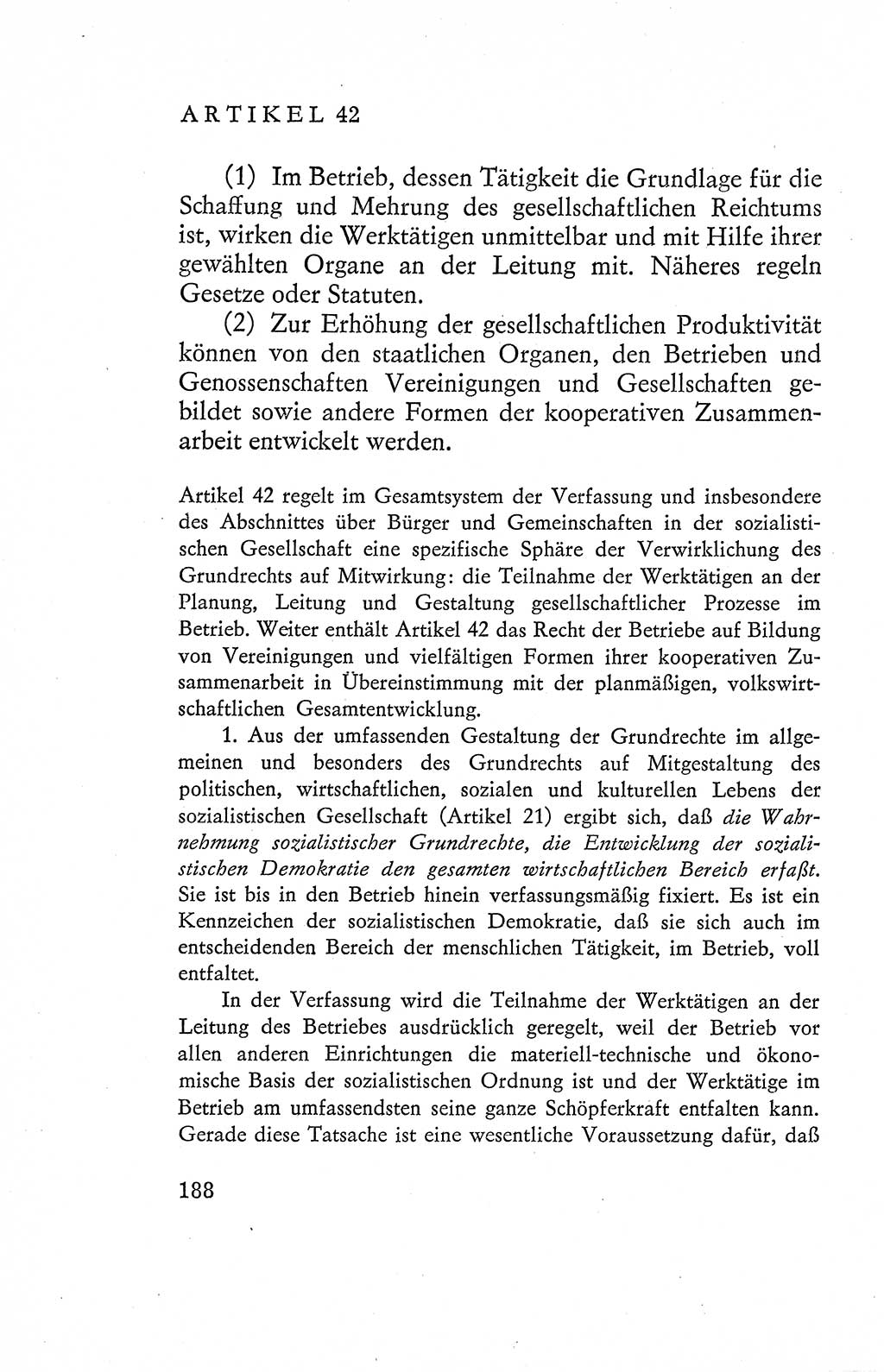 Verfassung der Deutschen Demokratischen Republik (DDR), Dokumente, Kommentar 1969, Band 2, Seite 188 (Verf. DDR Dok. Komm. 1969, Bd. 2, S. 188)