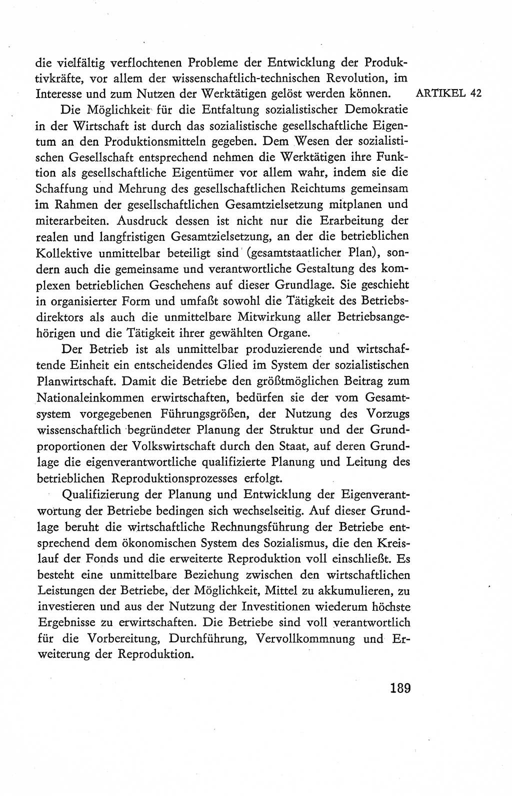 Verfassung der Deutschen Demokratischen Republik (DDR), Dokumente, Kommentar 1969, Band 2, Seite 189 (Verf. DDR Dok. Komm. 1969, Bd. 2, S. 189)