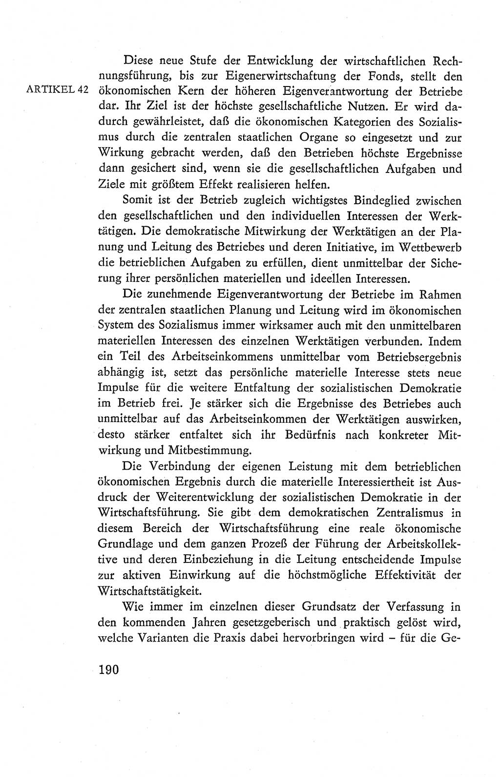 Verfassung der Deutschen Demokratischen Republik (DDR), Dokumente, Kommentar 1969, Band 2, Seite 190 (Verf. DDR Dok. Komm. 1969, Bd. 2, S. 190)