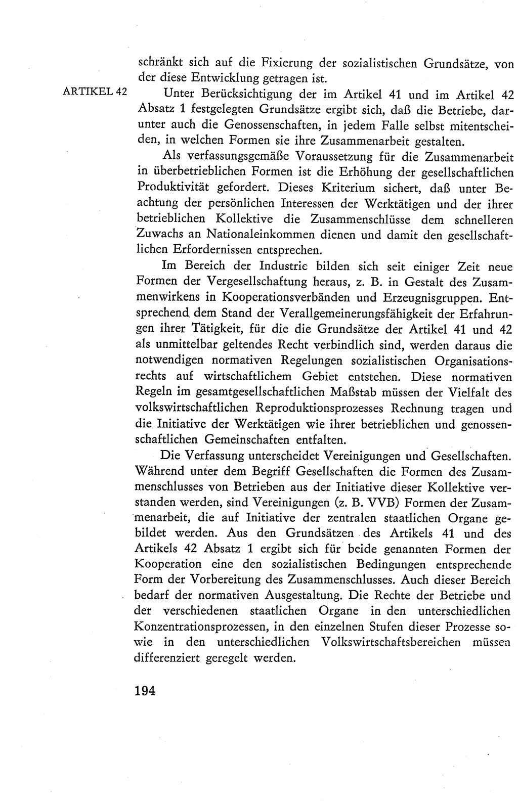 Verfassung der Deutschen Demokratischen Republik (DDR), Dokumente, Kommentar 1969, Band 2, Seite 194 (Verf. DDR Dok. Komm. 1969, Bd. 2, S. 194)