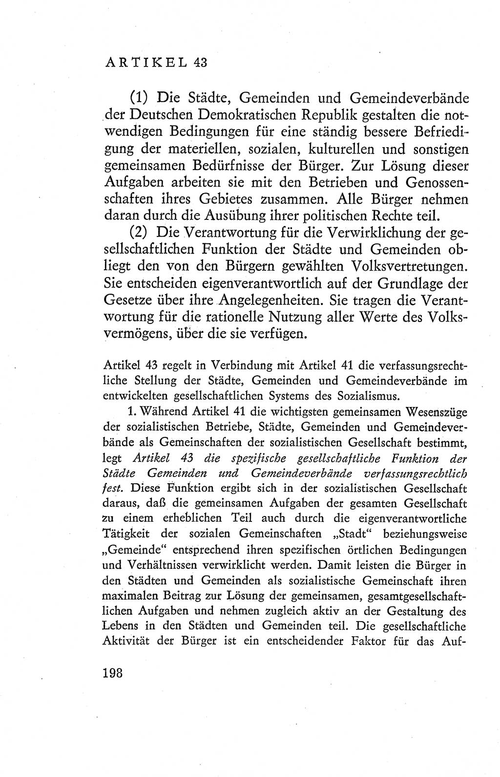 Verfassung der Deutschen Demokratischen Republik (DDR), Dokumente, Kommentar 1969, Band 2, Seite 198 (Verf. DDR Dok. Komm. 1969, Bd. 2, S. 198)