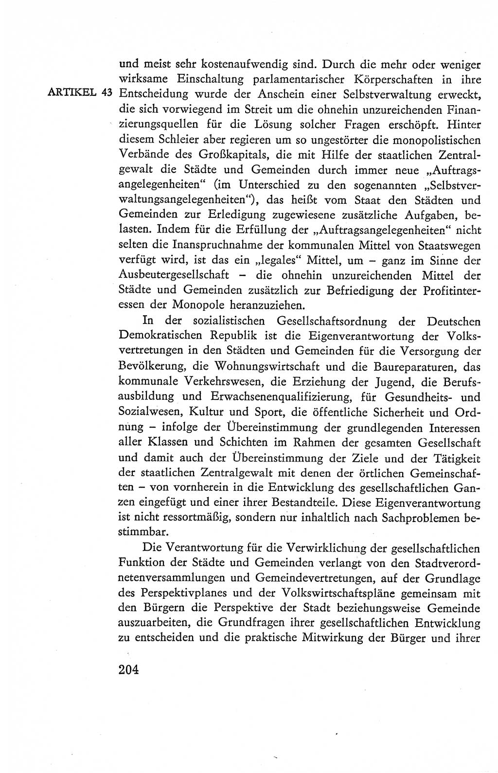 Verfassung der Deutschen Demokratischen Republik (DDR), Dokumente, Kommentar 1969, Band 2, Seite 204 (Verf. DDR Dok. Komm. 1969, Bd. 2, S. 204)