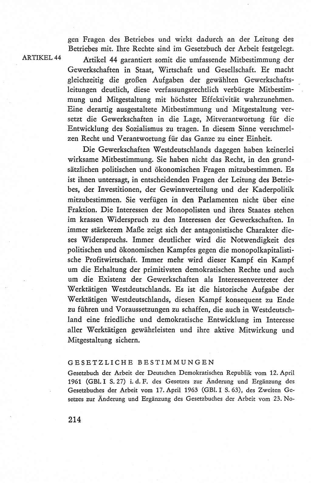 Verfassung der Deutschen Demokratischen Republik (DDR), Dokumente, Kommentar 1969, Band 2, Seite 214 (Verf. DDR Dok. Komm. 1969, Bd. 2, S. 214)