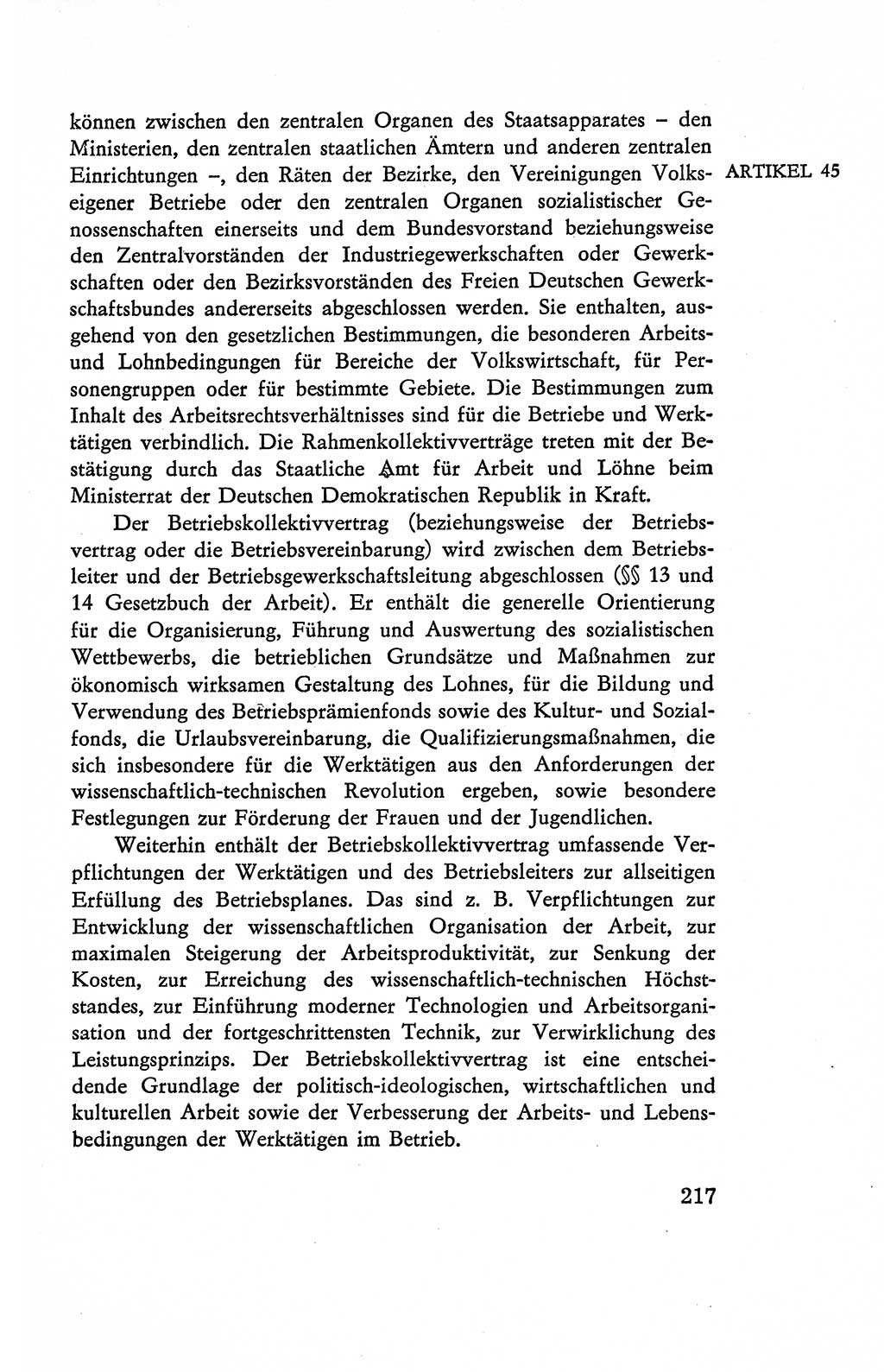 Verfassung der Deutschen Demokratischen Republik (DDR), Dokumente, Kommentar 1969, Band 2, Seite 217 (Verf. DDR Dok. Komm. 1969, Bd. 2, S. 217)