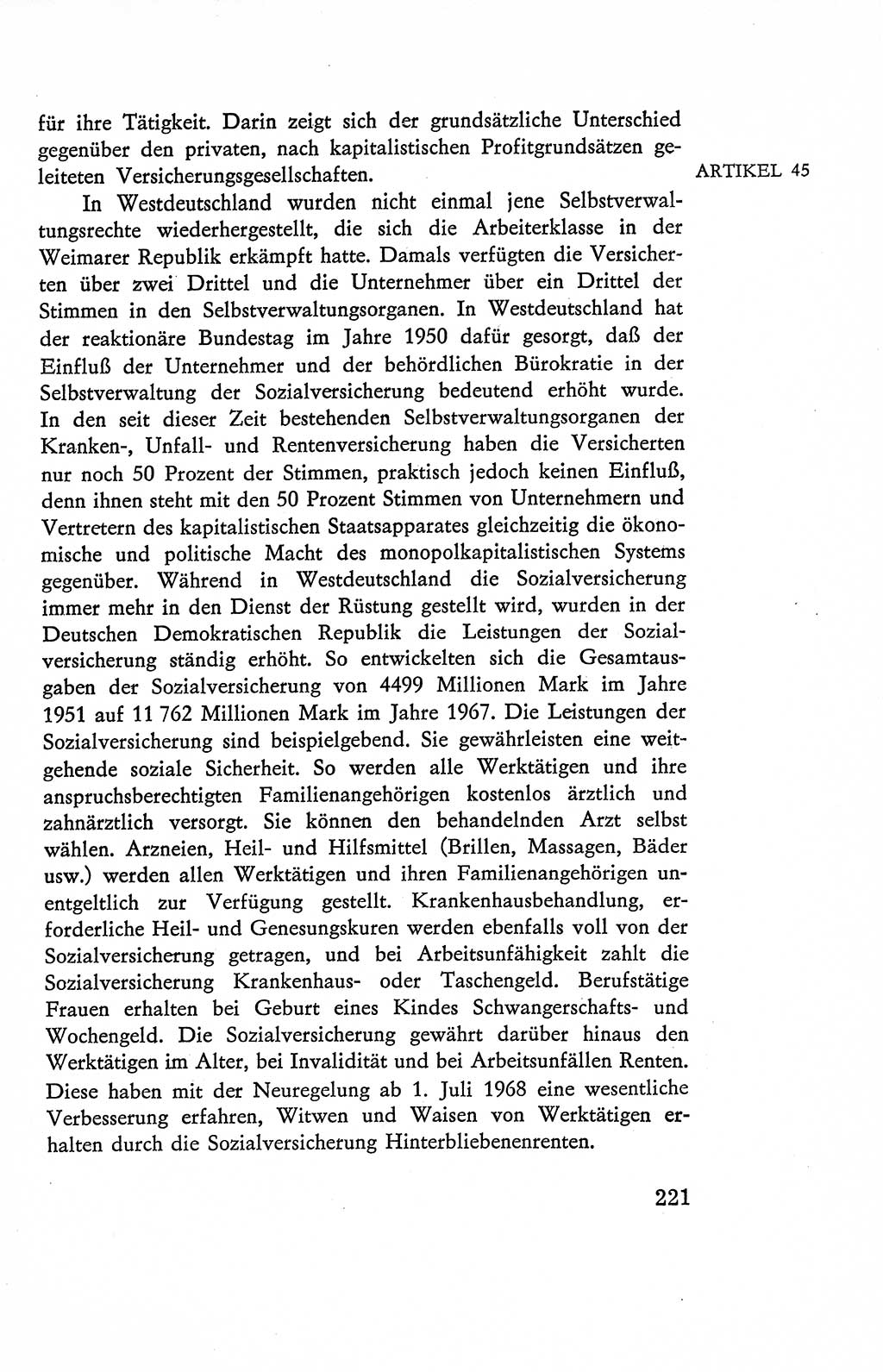 Verfassung der Deutschen Demokratischen Republik (DDR), Dokumente, Kommentar 1969, Band 2, Seite 221 (Verf. DDR Dok. Komm. 1969, Bd. 2, S. 221)