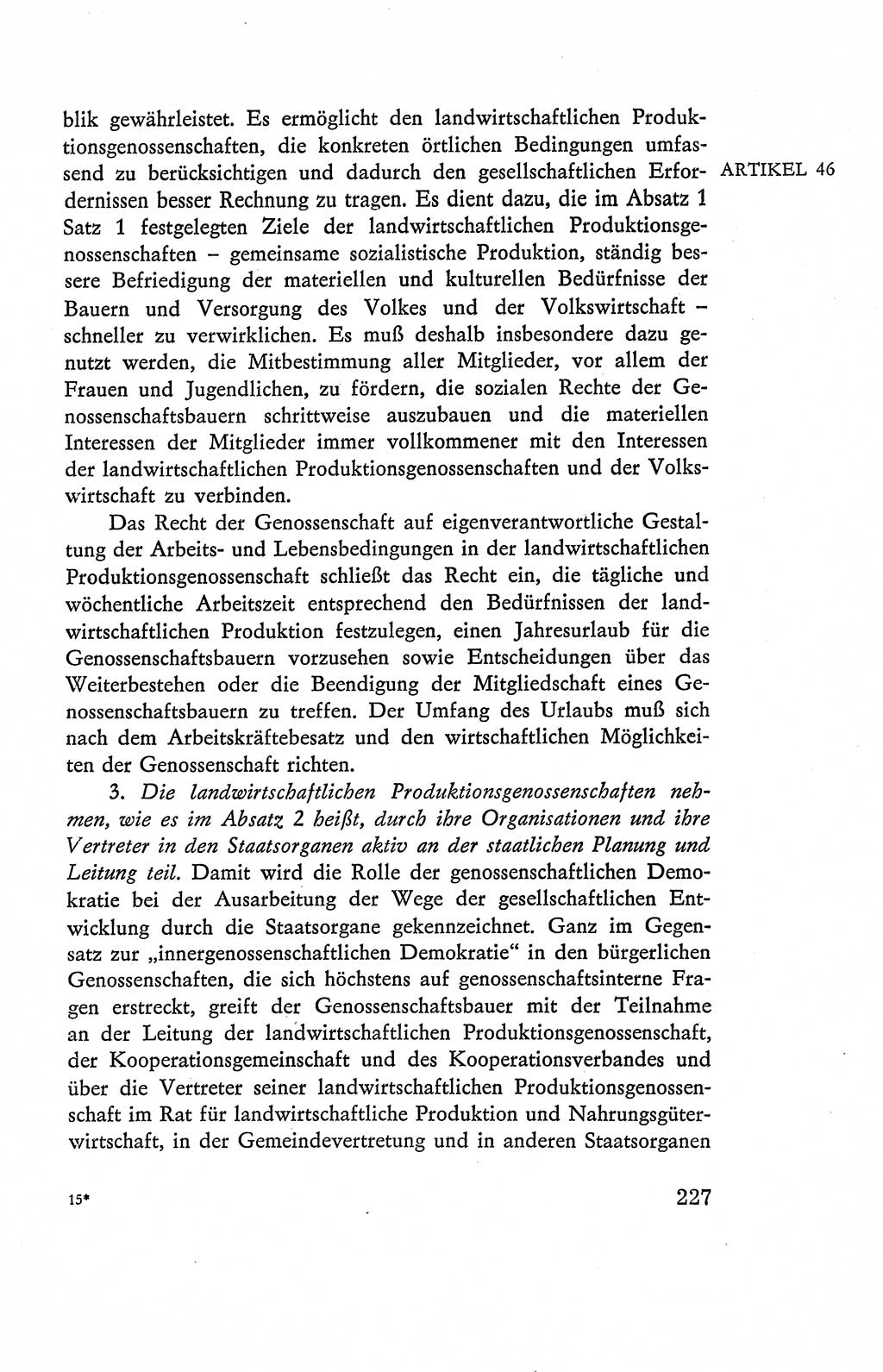 Verfassung der Deutschen Demokratischen Republik (DDR), Dokumente, Kommentar 1969, Band 2, Seite 227 (Verf. DDR Dok. Komm. 1969, Bd. 2, S. 227)