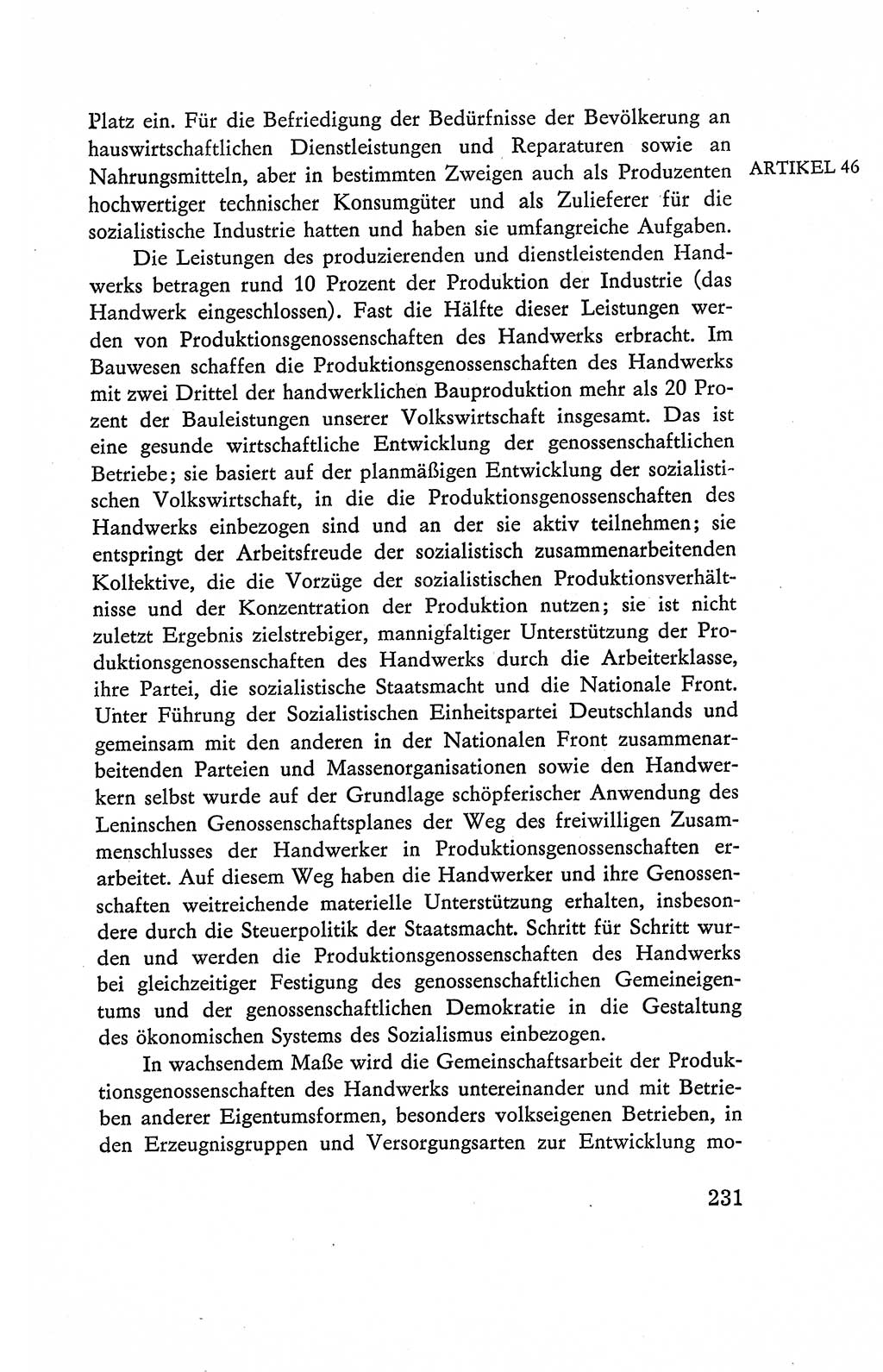 Verfassung der Deutschen Demokratischen Republik (DDR), Dokumente, Kommentar 1969, Band 2, Seite 231 (Verf. DDR Dok. Komm. 1969, Bd. 2, S. 231)