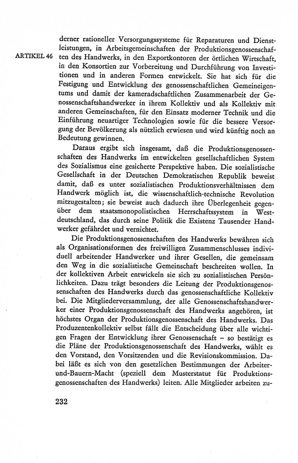 Verfassung der Deutschen Demokratischen Republik (DDR), Dokumente, Kommentar 1969, Band 2, Seite 232 (Verf. DDR Dok. Komm. 1969, Bd. 2, S. 232)