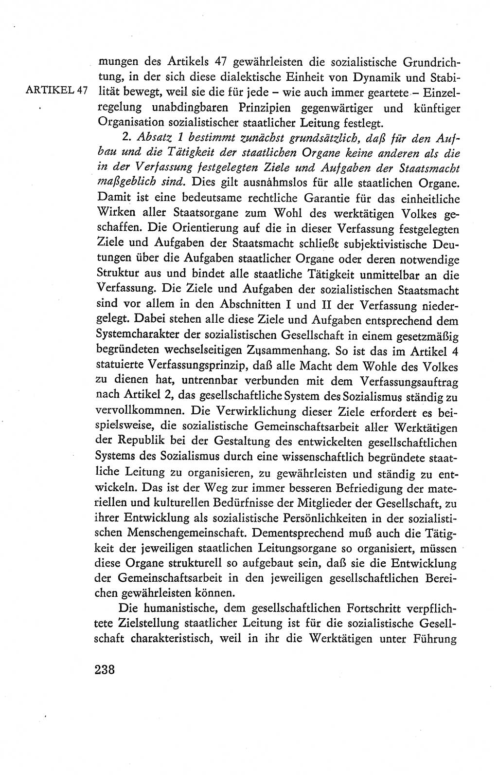 Verfassung der Deutschen Demokratischen Republik (DDR), Dokumente, Kommentar 1969, Band 2, Seite 238 (Verf. DDR Dok. Komm. 1969, Bd. 2, S. 238)