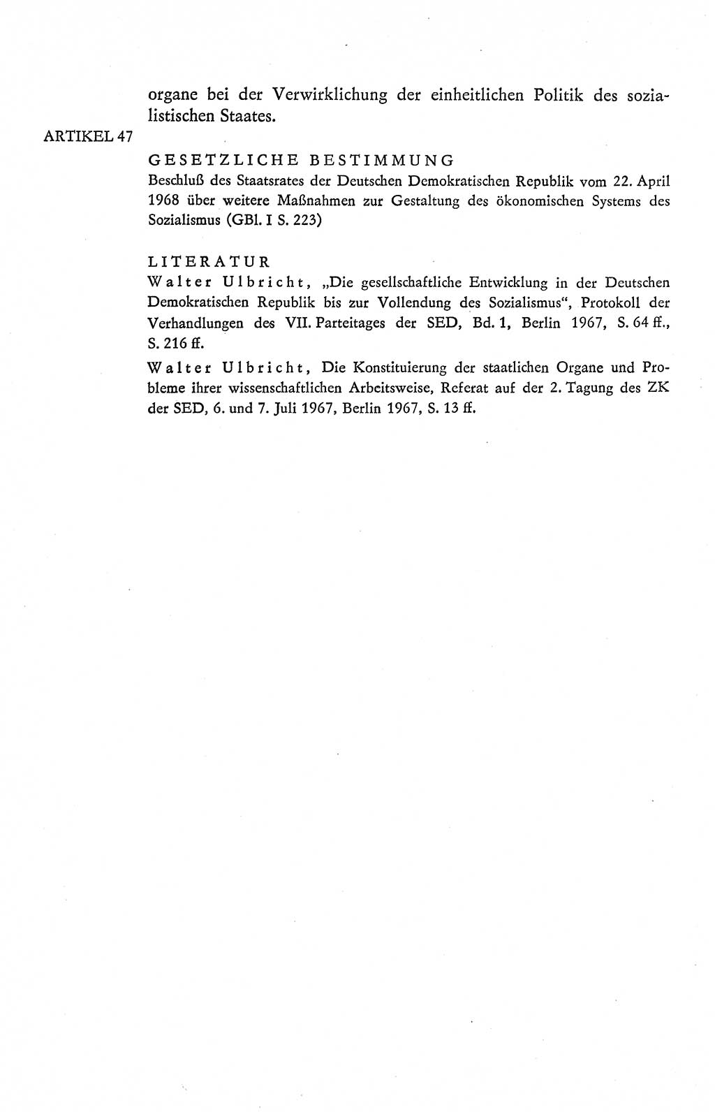 Verfassung der Deutschen Demokratischen Republik (DDR), Dokumente, Kommentar 1969, Band 2, Seite 242 (Verf. DDR Dok. Komm. 1969, Bd. 2, S. 242)