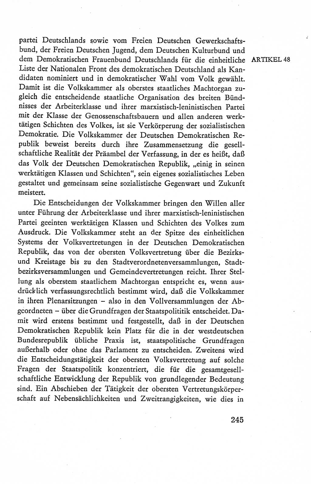 Verfassung der Deutschen Demokratischen Republik (DDR), Dokumente, Kommentar 1969, Band 2, Seite 245 (Verf. DDR Dok. Komm. 1969, Bd. 2, S. 245)