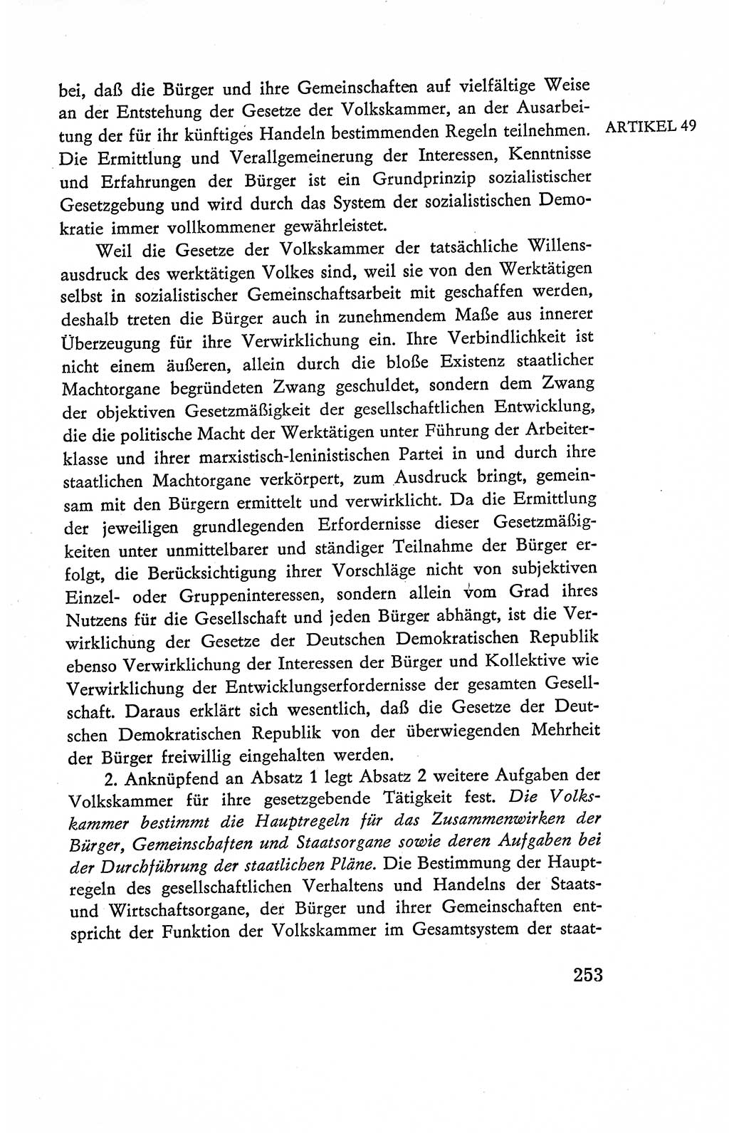 Verfassung der Deutschen Demokratischen Republik (DDR), Dokumente, Kommentar 1969, Band 2, Seite 253 (Verf. DDR Dok. Komm. 1969, Bd. 2, S. 253)