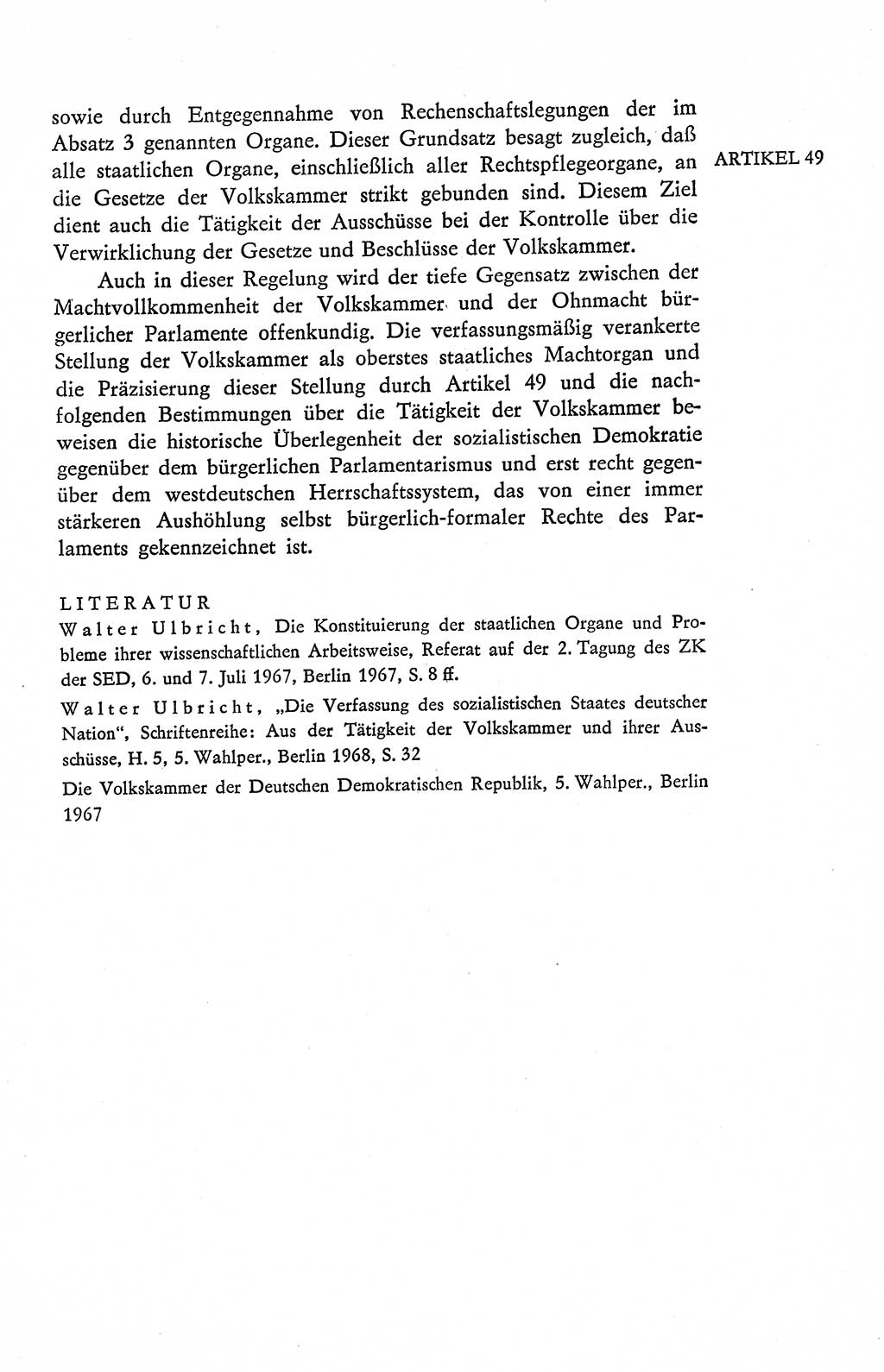 Verfassung der Deutschen Demokratischen Republik (DDR), Dokumente, Kommentar 1969, Band 2, Seite 255 (Verf. DDR Dok. Komm. 1969, Bd. 2, S. 255)