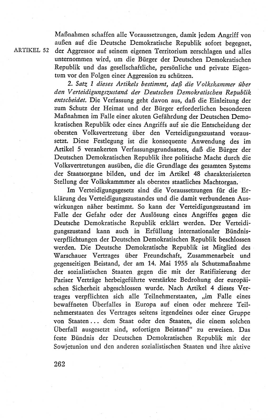 Verfassung der Deutschen Demokratischen Republik (DDR), Dokumente, Kommentar 1969, Band 2, Seite 262 (Verf. DDR Dok. Komm. 1969, Bd. 2, S. 262)
