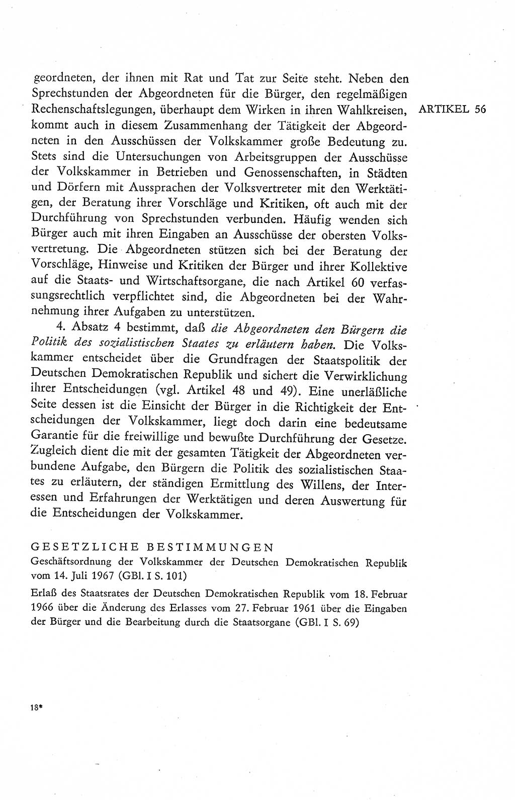 Verfassung der Deutschen Demokratischen Republik (DDR), Dokumente, Kommentar 1969, Band 2, Seite 275 (Verf. DDR Dok. Komm. 1969, Bd. 2, S. 275)