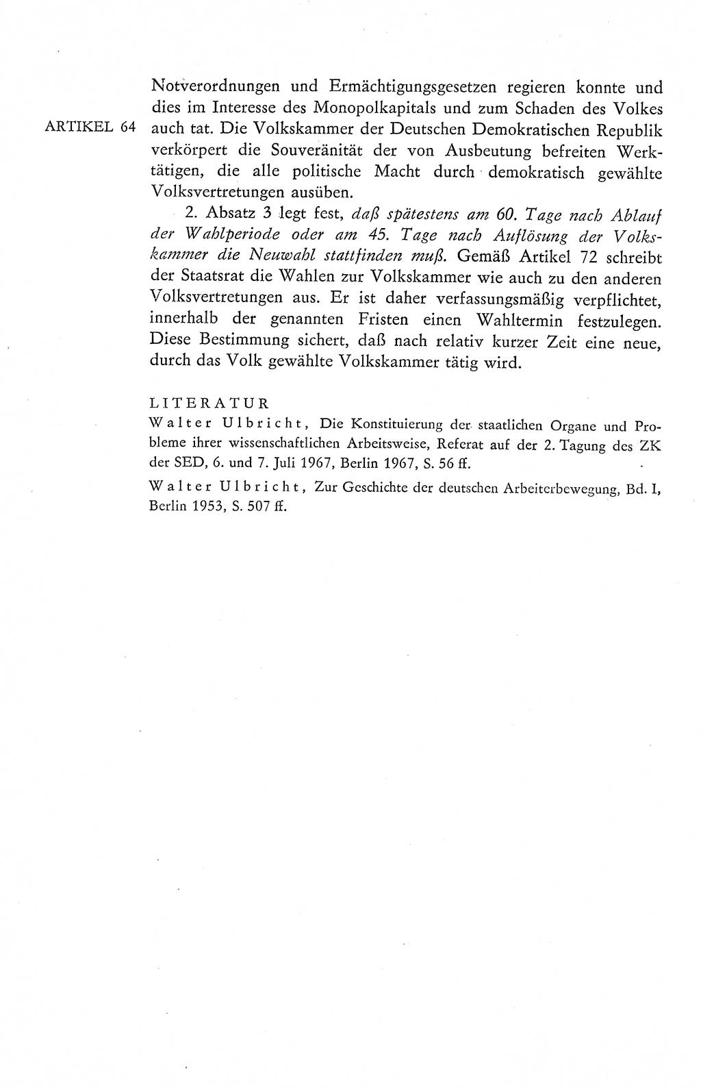 Verfassung der Deutschen Demokratischen Republik (DDR), Dokumente, Kommentar 1969, Band 2, Seite 294 (Verf. DDR Dok. Komm. 1969, Bd. 2, S. 294)