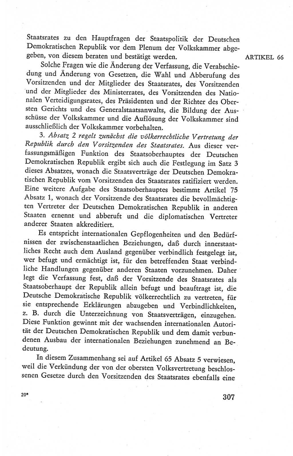 Verfassung der Deutschen Demokratischen Republik (DDR), Dokumente, Kommentar 1969, Band 2, Seite 307 (Verf. DDR Dok. Komm. 1969, Bd. 2, S. 307)