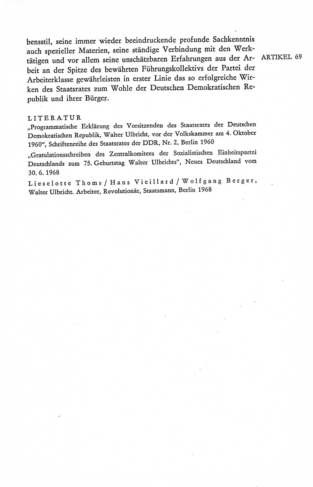 Verfassung der Deutschen Demokratischen Republik (DDR), Dokumente, Kommentar 1969, Band 2, Seite 317 (Verf. DDR Dok. Komm. 1969, Bd. 2, S. 317)