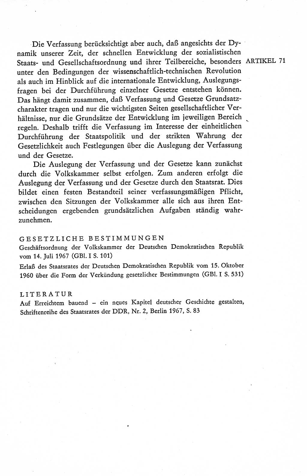 Verfassung der Deutschen Demokratischen Republik (DDR), Dokumente, Kommentar 1969, Band 2, Seite 325 (Verf. DDR Dok. Komm. 1969, Bd. 2, S. 325)