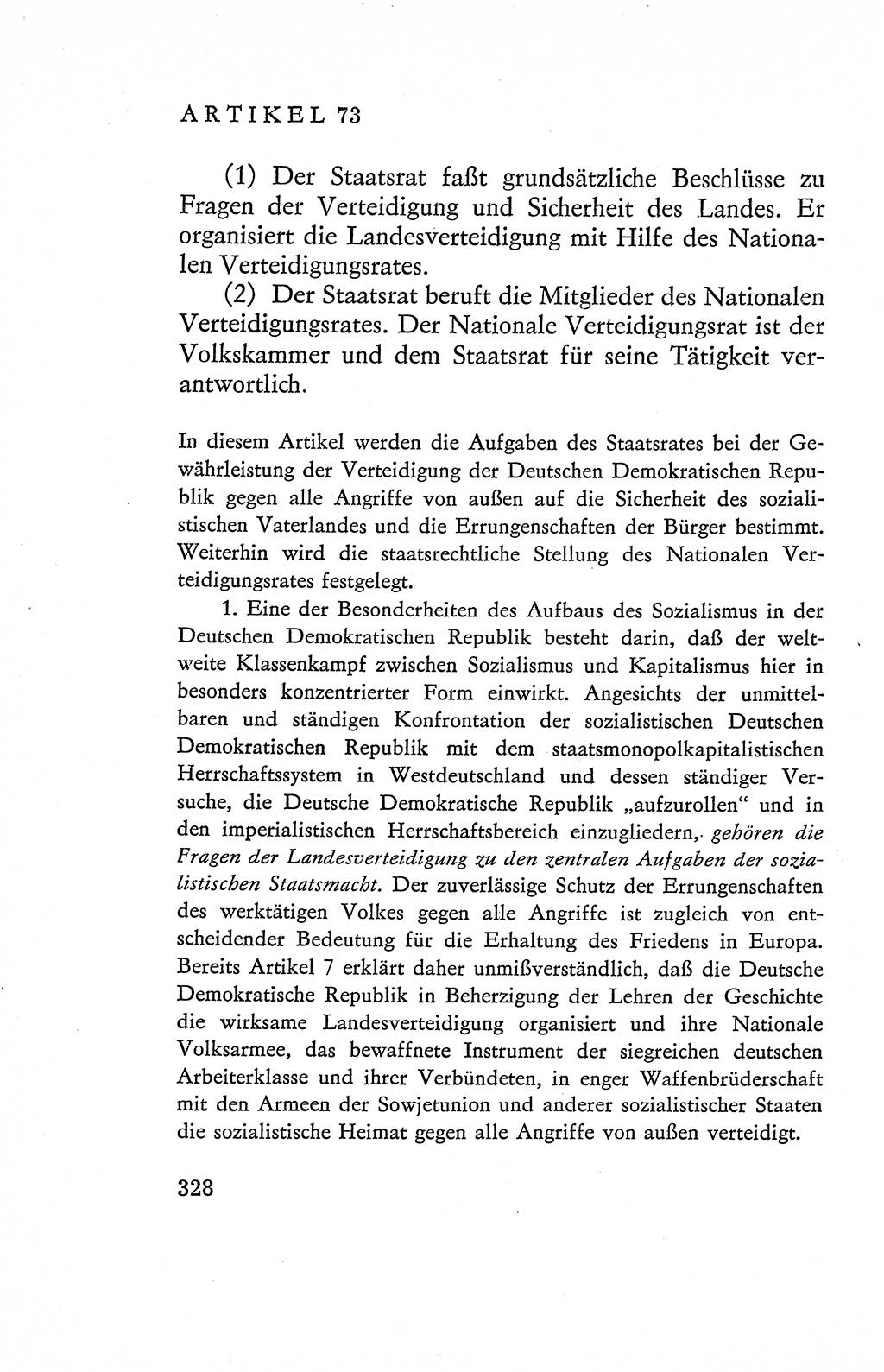 Verfassung der Deutschen Demokratischen Republik (DDR), Dokumente, Kommentar 1969, Band 2, Seite 328 (Verf. DDR Dok. Komm. 1969, Bd. 2, S. 328)
