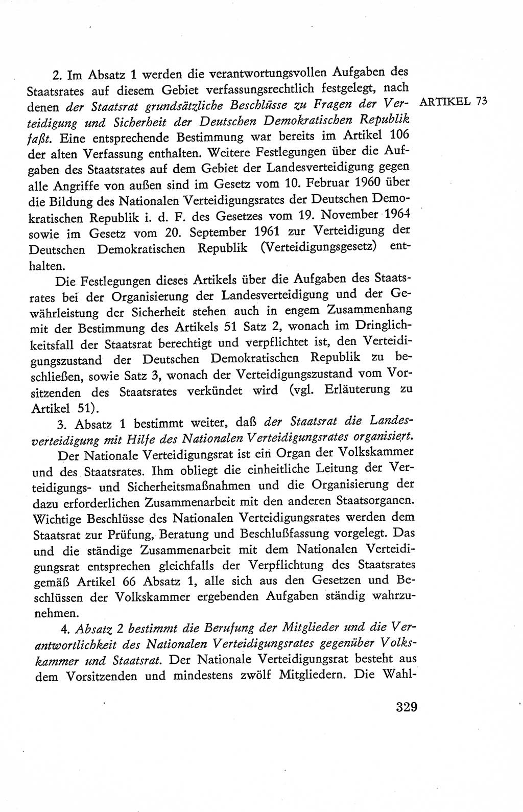 Verfassung der Deutschen Demokratischen Republik (DDR), Dokumente, Kommentar 1969, Band 2, Seite 329 (Verf. DDR Dok. Komm. 1969, Bd. 2, S. 329)