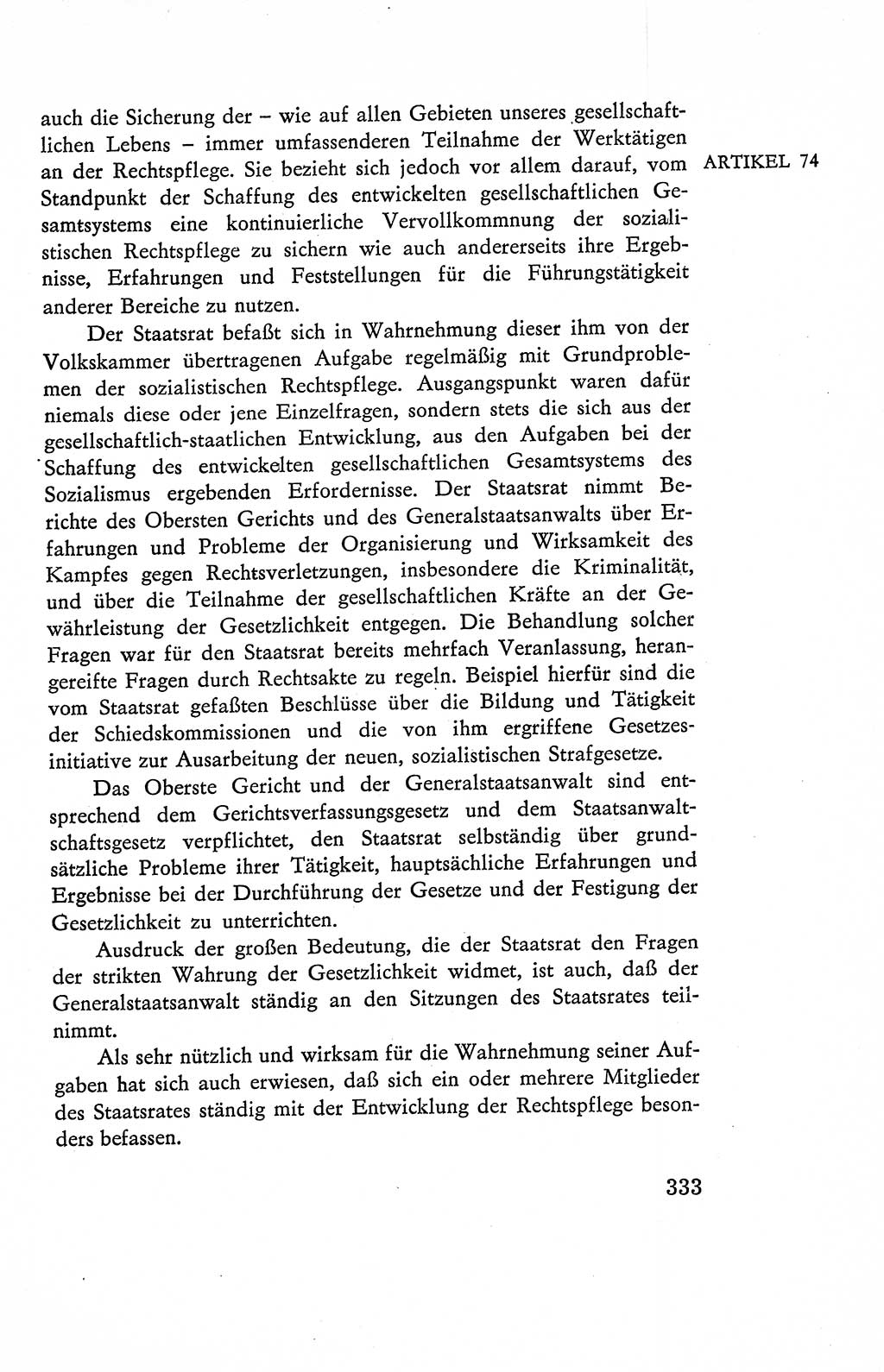 Verfassung der Deutschen Demokratischen Republik (DDR), Dokumente, Kommentar 1969, Band 2, Seite 333 (Verf. DDR Dok. Komm. 1969, Bd. 2, S. 333)
