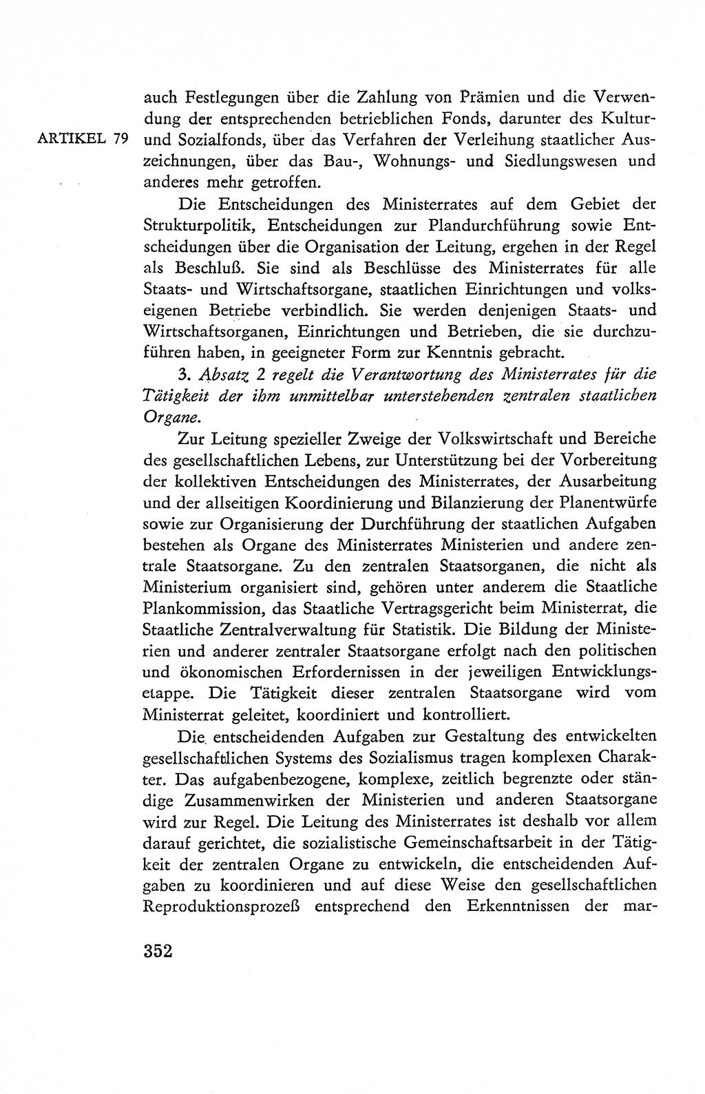Verfassung der Deutschen Demokratischen Republik (DDR), Dokumente, Kommentar 1969, Band 2, Seite 352 (Verf. DDR Dok. Komm. 1969, Bd. 2, S. 352)