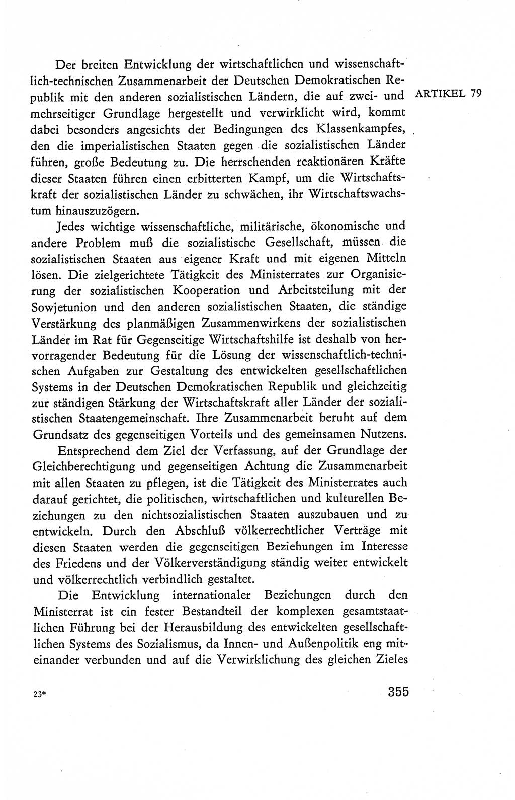 Verfassung der Deutschen Demokratischen Republik (DDR), Dokumente, Kommentar 1969, Band 2, Seite 355 (Verf. DDR Dok. Komm. 1969, Bd. 2, S. 355)