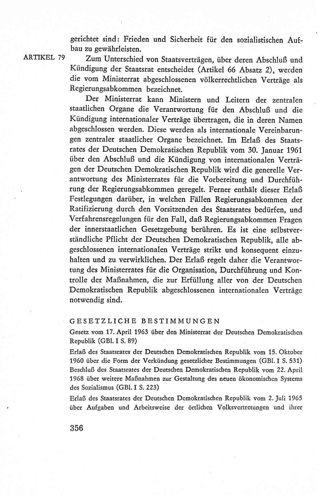 Verfassung der Deutschen Demokratischen Republik (DDR), Dokumente, Kommentar 1969, Band 2, Seite 356 (Verf. DDR Dok. Komm. 1969, Bd. 2, S. 356)